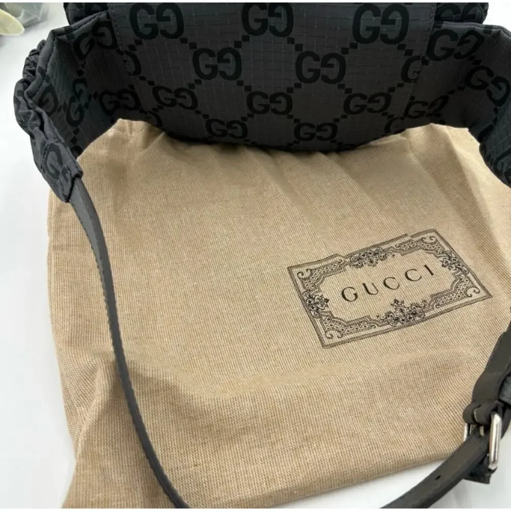 Gucci unisex jumbo GG nylon adjustable belt bag size 80 cm made in Italy